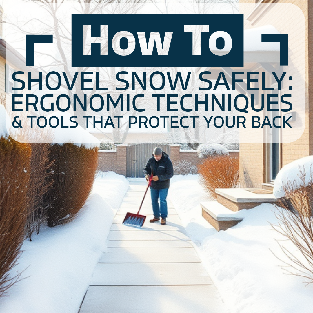 How to Shovel Snow Safely: Ergonomic Techniques & Tools That Protect Your Back